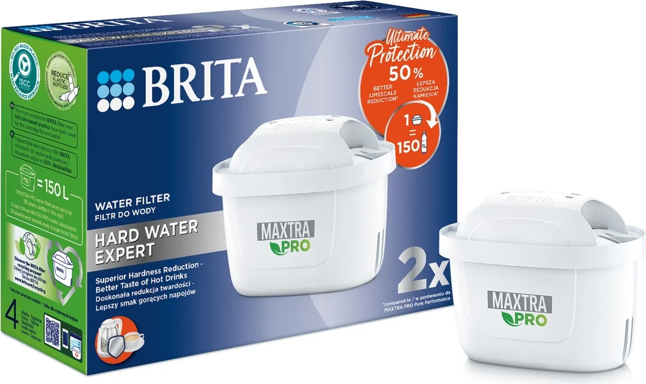 Filtrirni vložek za vodo Maxtra Pro BRITA, 150 L, 2 kosa
