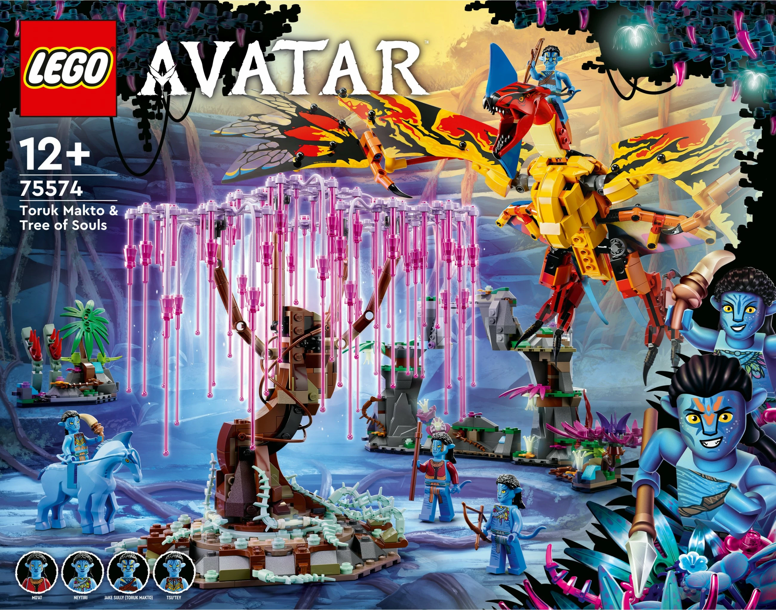 Set za gradnjo Avatar Toruk Makto in Drevo duš, LEGO, 1212 kosov, plastika, večbarven