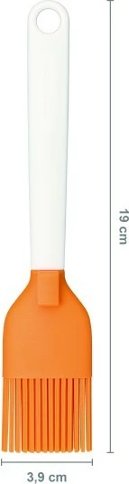 Silikonska čopička Fiskars 1023614, oranžno/bele