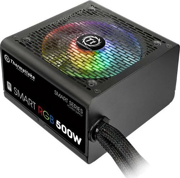 Napajalnik Smart RGB 500W Thermaltake, ne-modularen, z RGB osvetlitvijo