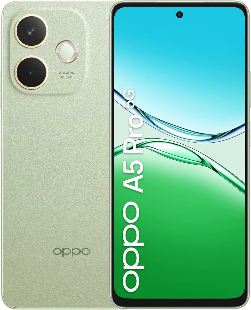 Pametni telefon OPPO A5 Pro, 8 GB RAM, 256 GB, 5G, Olive Green