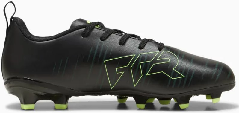 Atletski čevlji za nogomet za otroke, Puma, črni