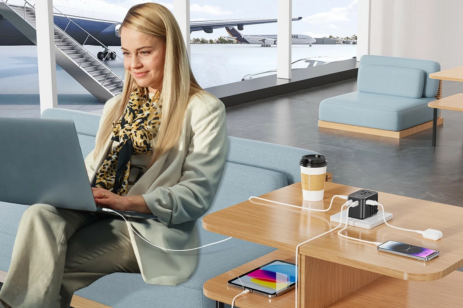 Potovalni polnilnik 65 W Unitek