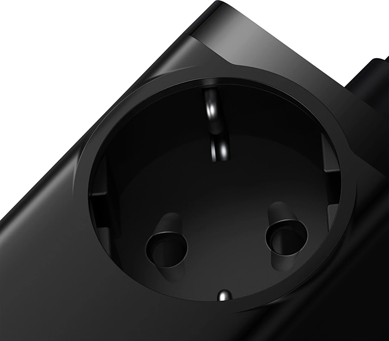 Stojalo za polnjenje Baseus GaN3 Pro 65W z 2x USB-C, 2x USB-A in 1 m USB-C kablom 100W, črno