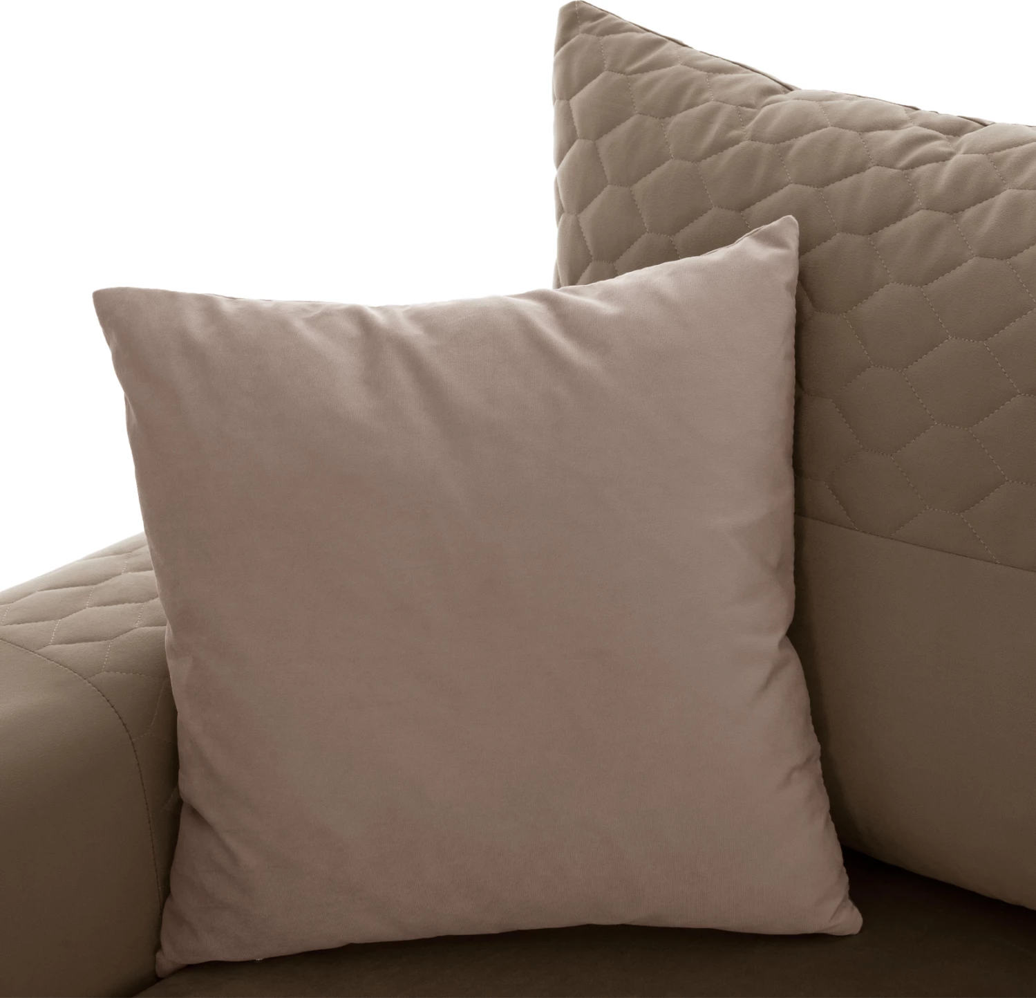 Kotna sedežna garnitura PORTOFINO, bež barva, visoke noge