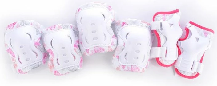 Zaščitni set za otroke Tempish, bel in črn