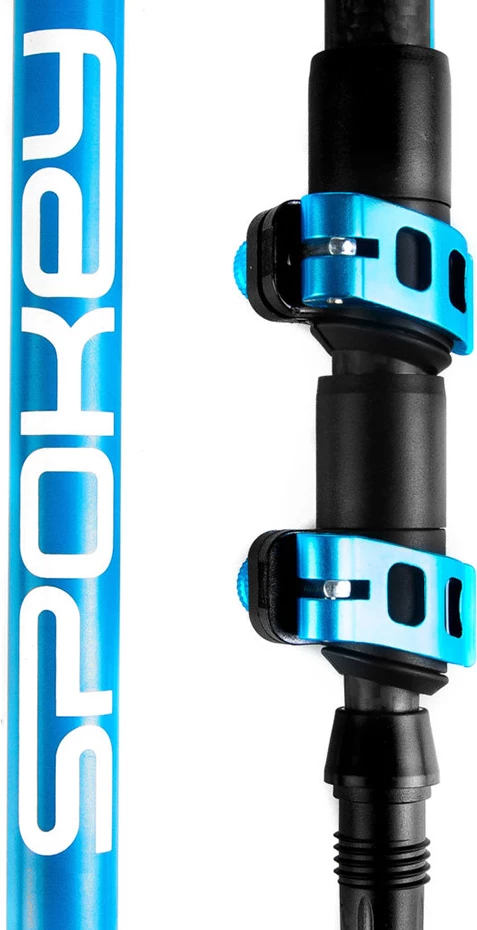 Palice za treking, Spokey, unisex, modro-črne