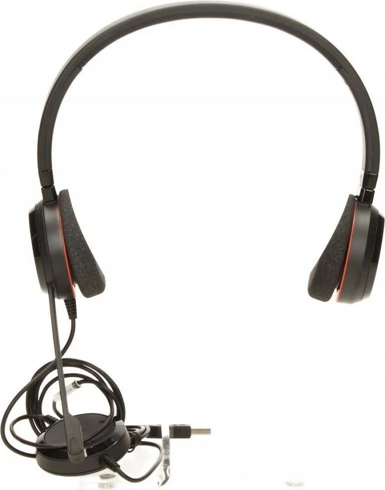 Slušalke z mikrofonom Jabra Evolve 20 Duo, USB, črne