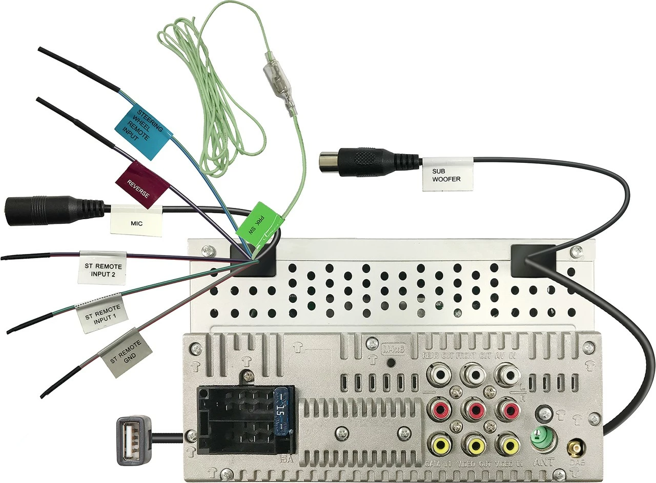 Medijski predvajalnik 6,8" JVC KW-M180DBT, Bluetooth, DAB+, črn
