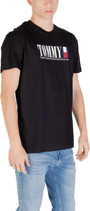 Majica za moške, črna, Tommy Hilfiger Jeans