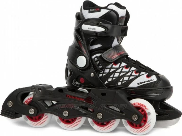 Otroški rolerji Tempish, beli in črni