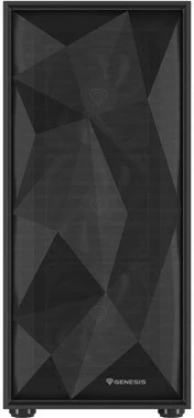 Računalniško ohišje Midi Tower Genesis Diaxid 605F, ATX, USB-C, črn