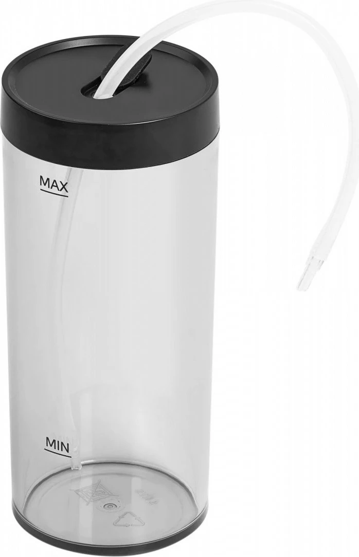 Aparat za espresso, 15 bar, 1725 W, jekleni mlinček 5 stopenj, rezervoar za vodo 1,8 L, zbiralnik za kavo 250 g, mlečni sistem, črn, Amica Elegance CM 7011