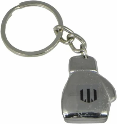 Gumb v obliki boksa, obesek za ključe Masters, zlata