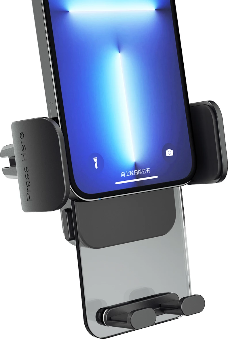 Gravitacijski nosilec za telefon Dudao F8Max, za avto, črn