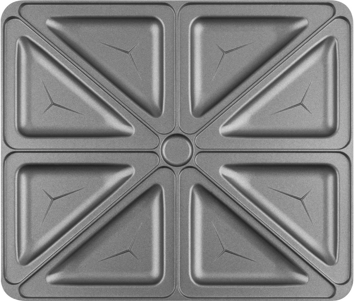 Toster 3-v-1 Concept SV3080, 1200 W, zamenljive XXL plošče, črn/nerjaveče jeklo