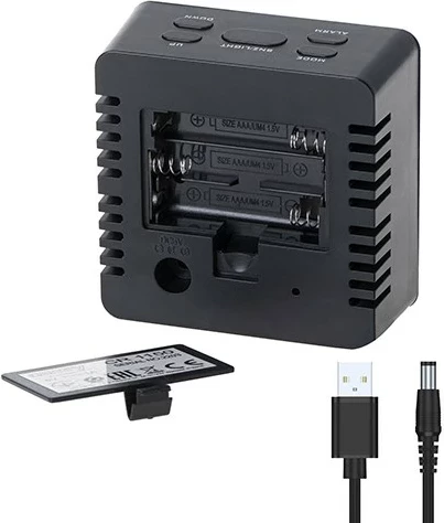 Digitalna budilka z LED zaslonom Adler CAMRY CR 1150b, črna