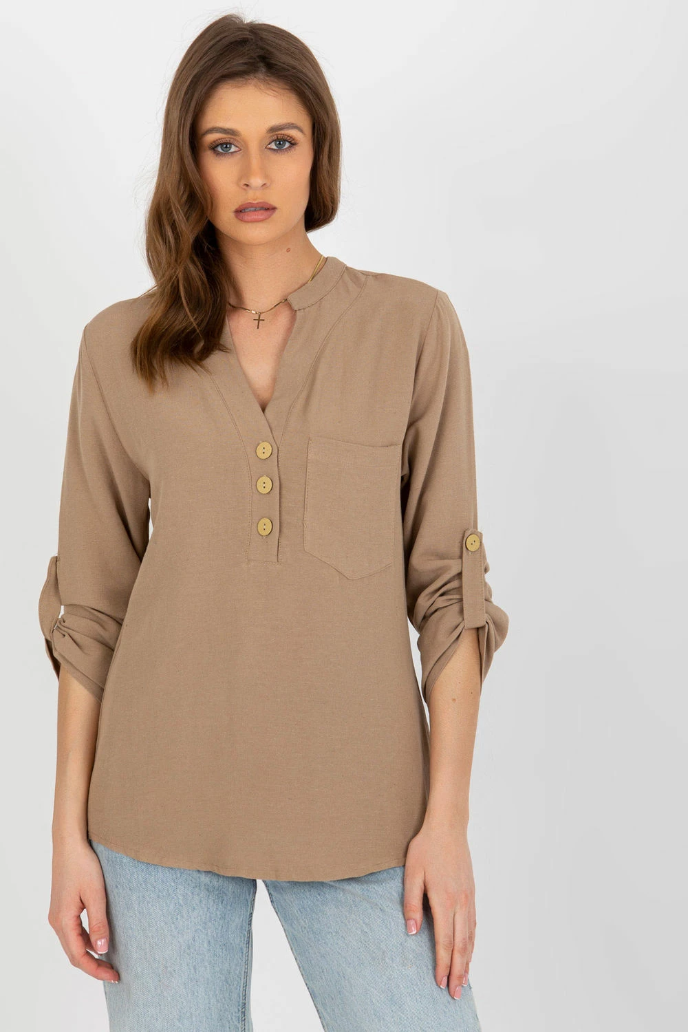 Elegantna bluza Rue Paris 179030, bež