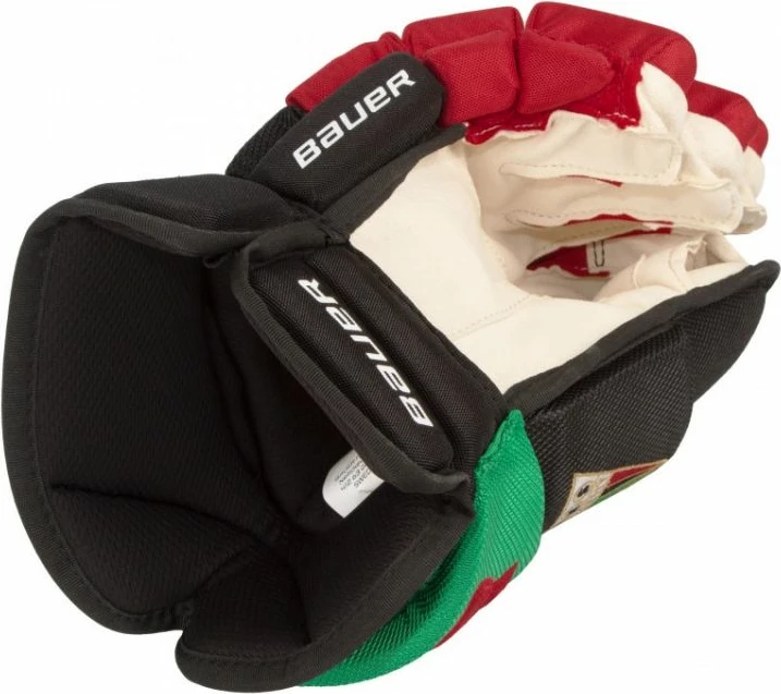 Hokejske rokavice Bauer Team Vapor Pro, črne, moške