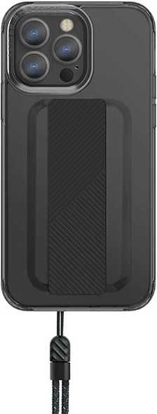 Ovitek s fleksibilnim trakom FlexGrip za iPhone 13/13 Pro UNIQ Heldro, siv