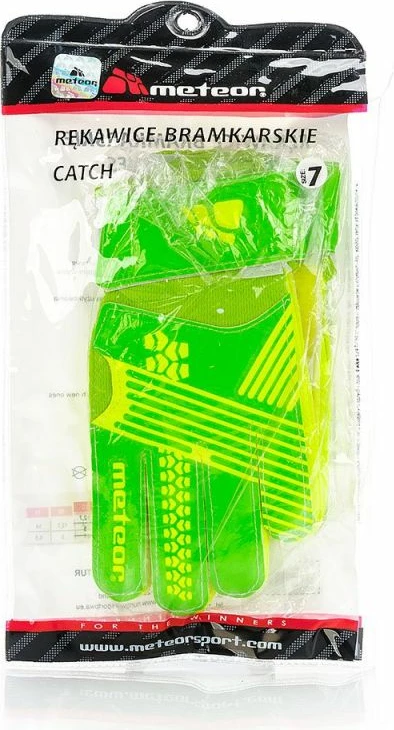 Rokavice za vratarja za moške in otroke Meteor, zelene