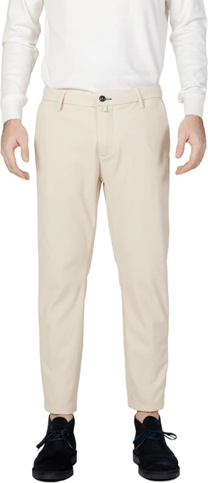 Hlače Borghese za moške, bež