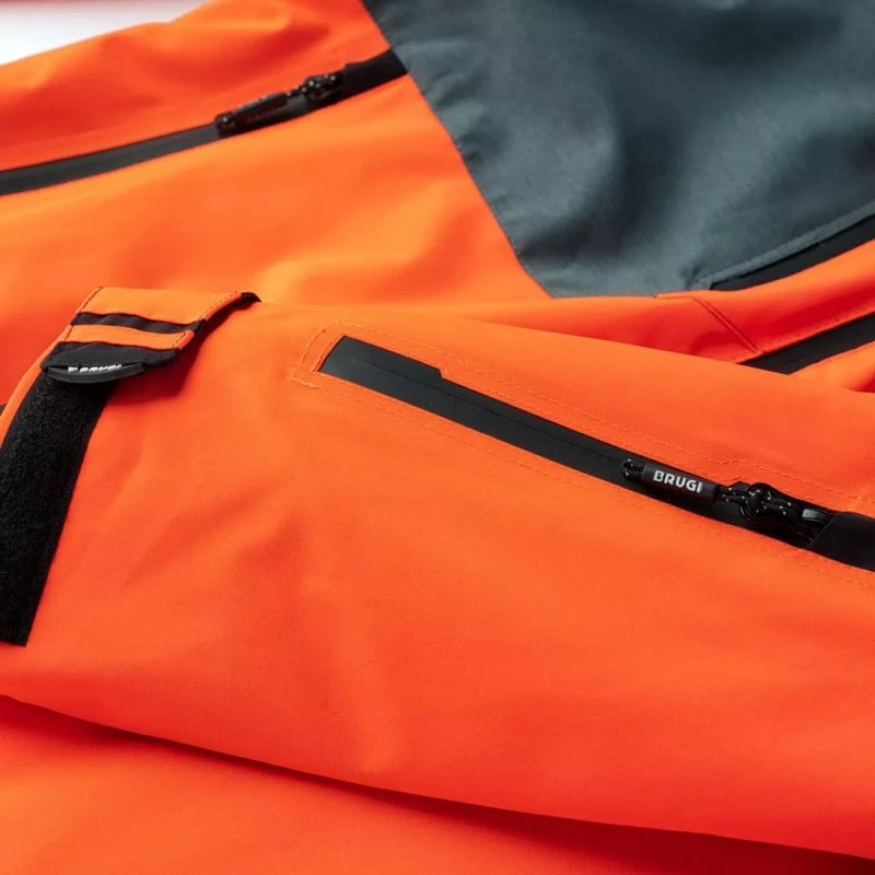 Smučarska jakna Brugi model 4ARK, oranžna