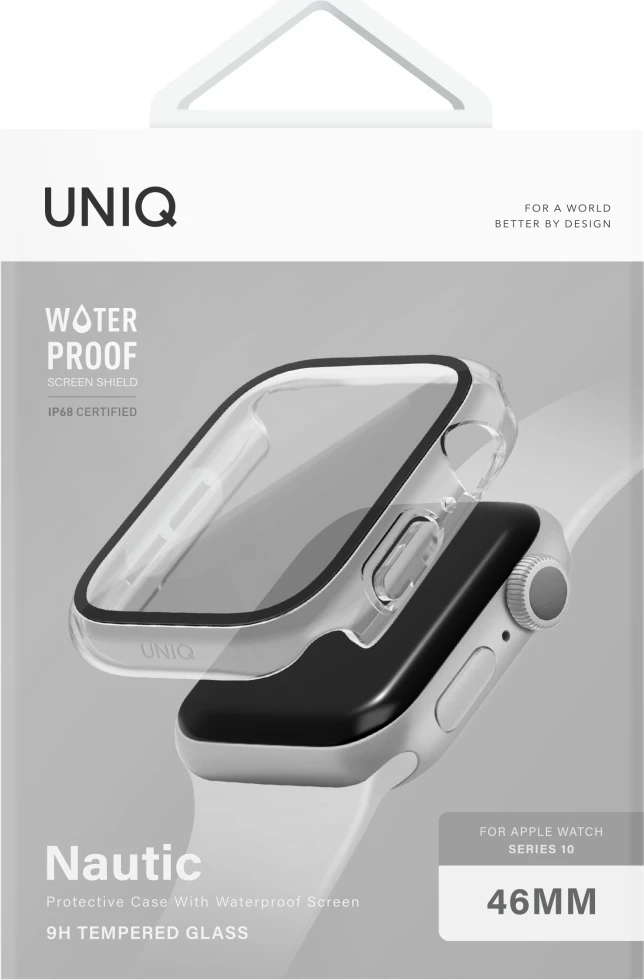 Ovitek za Apple Watch 46 mm UNIQ Nautic, prozoren