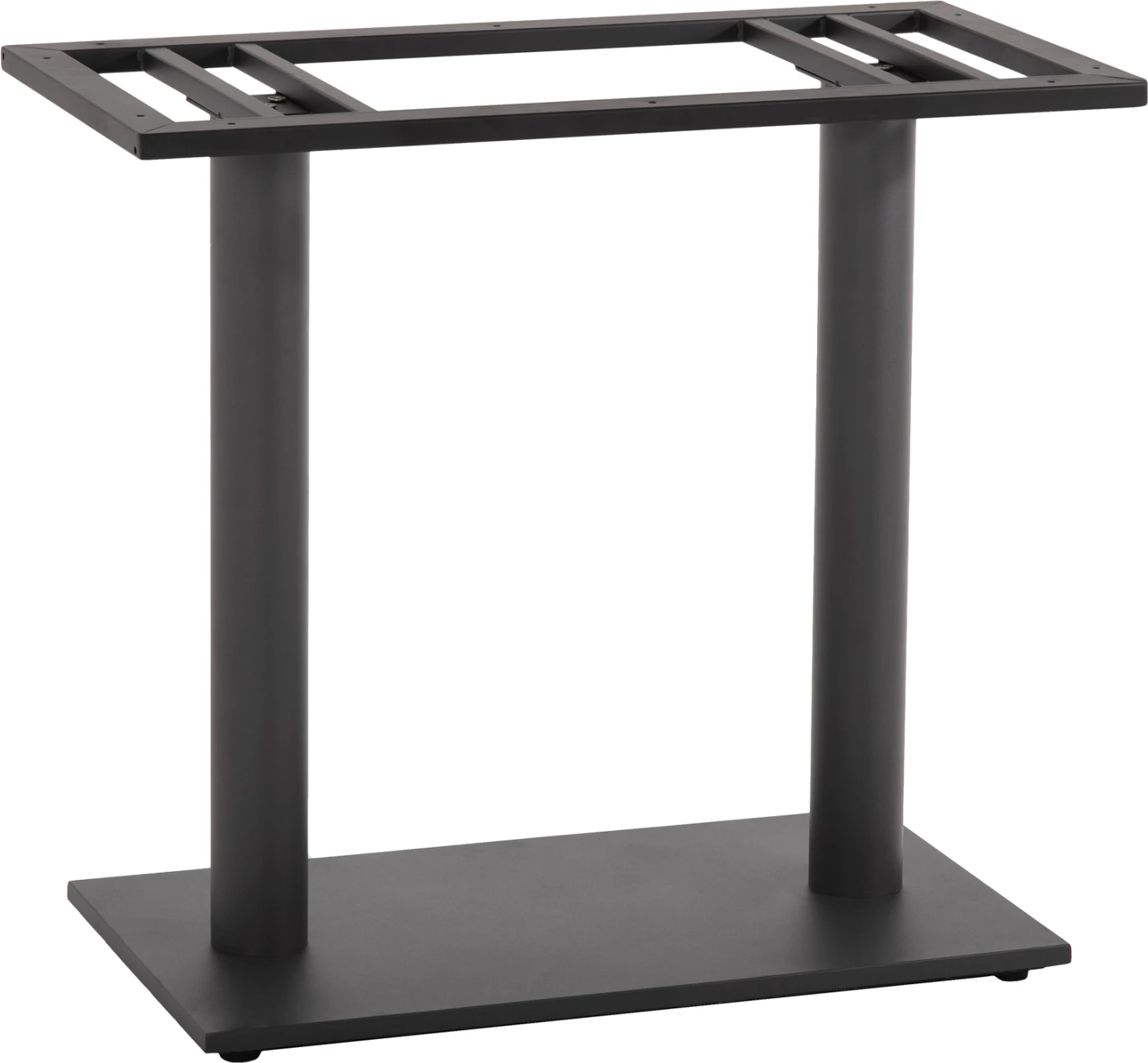 Osnova za mizo FH435.20 kovinska dvojna v mat sivi z nastavljivimi višinami 40Χ70Χ72Hcm