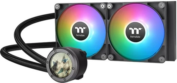 Vodna hladilna enota za procesor Thermaltake TH240 V2 Ultra ARGB, 2x120 mm, bakren blok