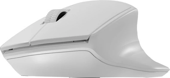 Brezžični maus, Natec Siskin 2, 1600 DPI, Bluetooth 5.0 + 2.4 GHz, bel