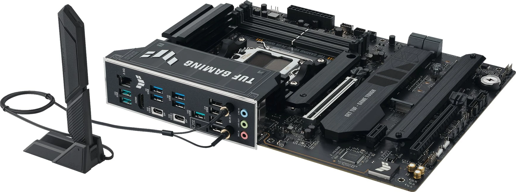 Matična plošča TUF GAMING X870E-PLUS WIFI7 ASUS, Socket AM5, ATX, siva