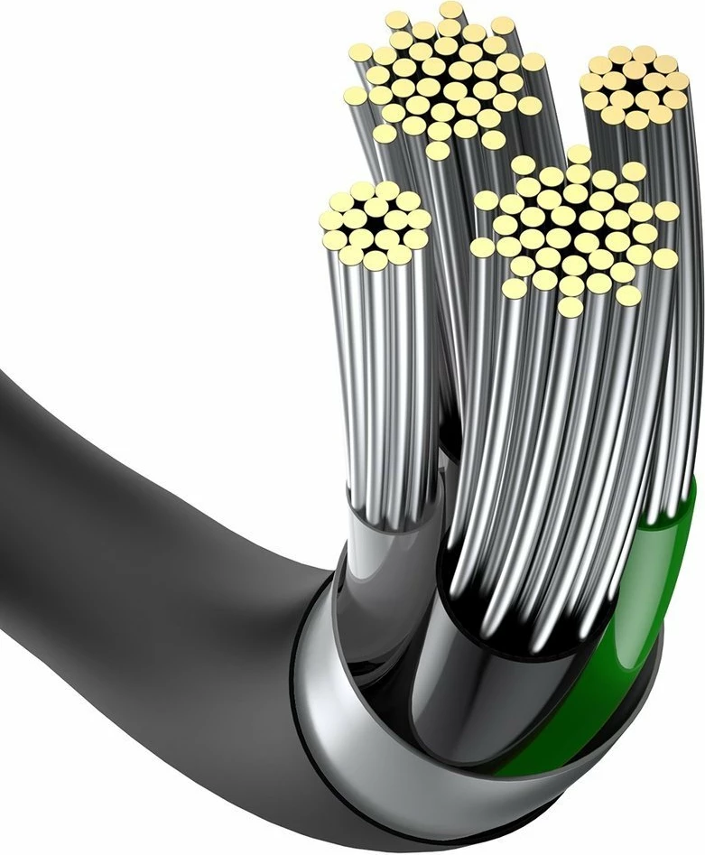 Kabel USB–Lightning, Baseus Superior CALYS-A01, 1 m, 2,4 A, črn