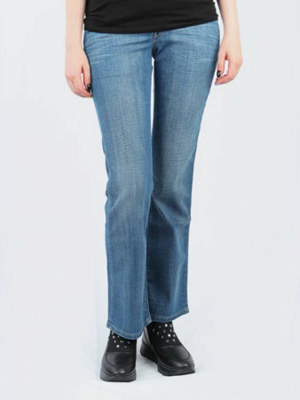 Denim hlače Levis za ženske, modre