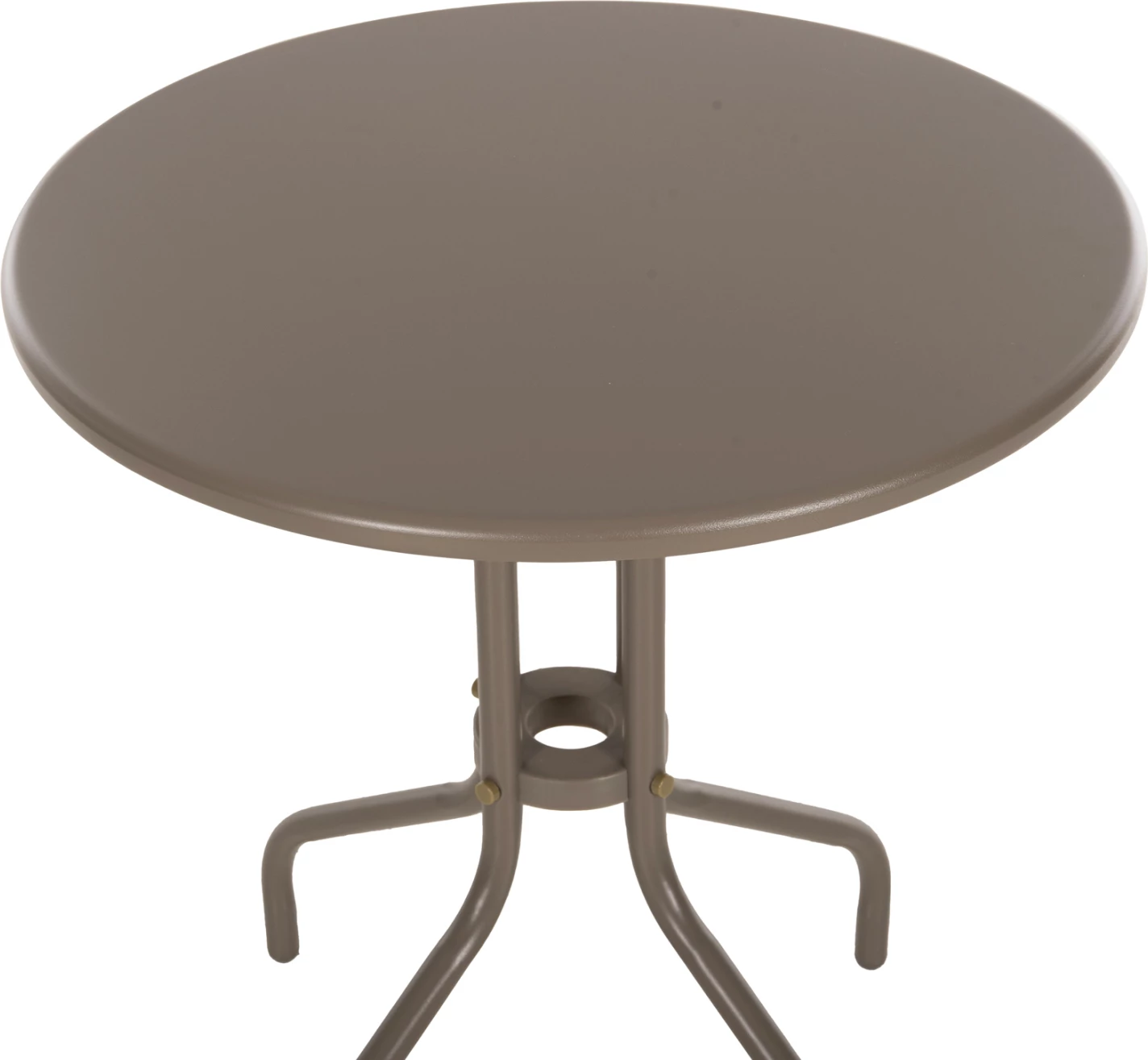 Zunanja okrogla miza LINO FH5973.04 kovinska v barvi šampanjca Φ60x70Hcm