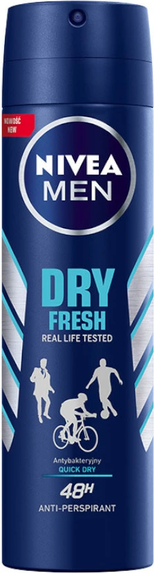 Dezodorant v spreju za moške Dry Fresh, Nivea, 150 ml