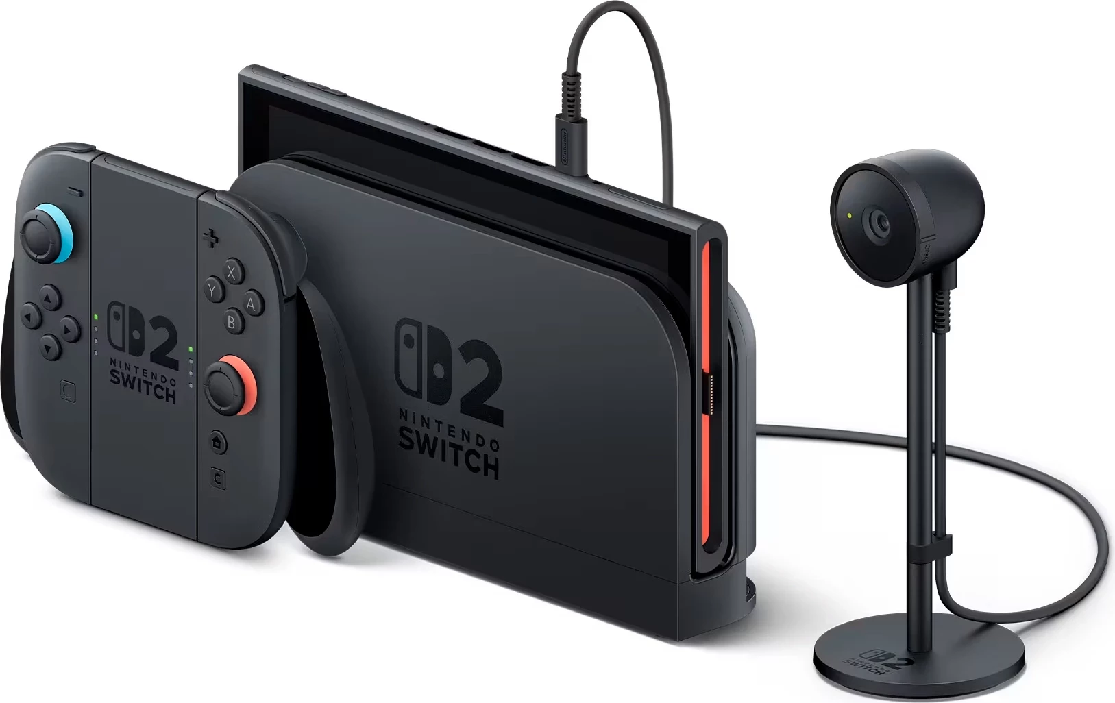 Kamera za Nintendo Switch 2, USB Type-C, črna