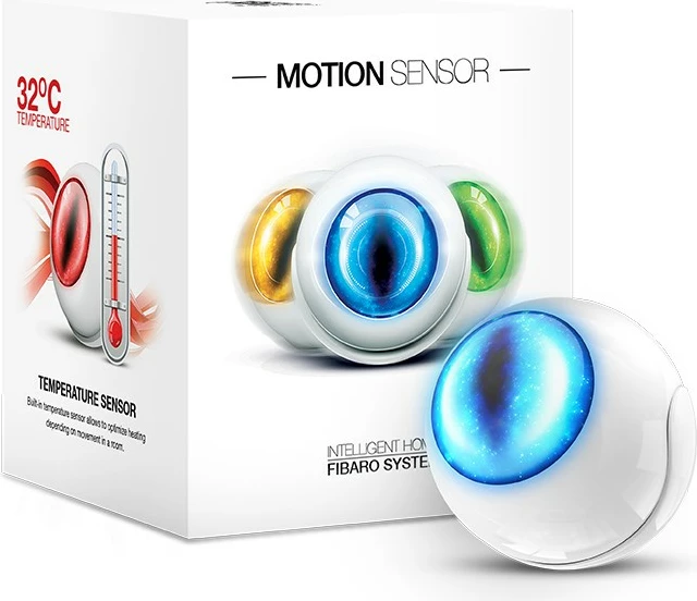 Brezžični detektor gibanja Fibaro FGMS-001-ZW5, bel