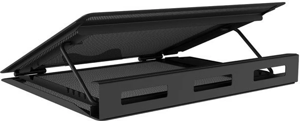 Stojalo za prenosnik Natec Tern 2, kovinsko, za 12,1–17,3 inč, črno