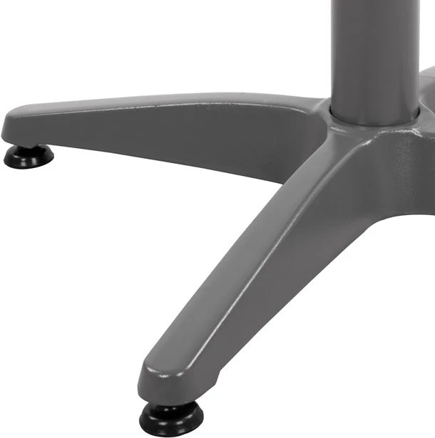 Aluminijasta osnova 4 noge 65x65x70 cm s križem 48x48 cm FH448.04 Siva