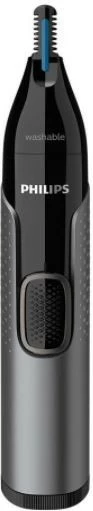 Pralnik za nos, ušesa in obrvi Philips NT3650/16, siva, z dodatki Pralnik za nos, ušesa in obrvi Philips NT3650/16, siva, z dodatki