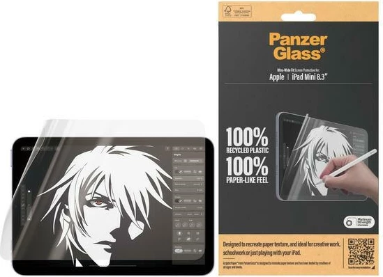 Zaščitna folija z občutkom papirja PanzerGlass GraphicPaper za iPad mini 8.3" (2021/2024)