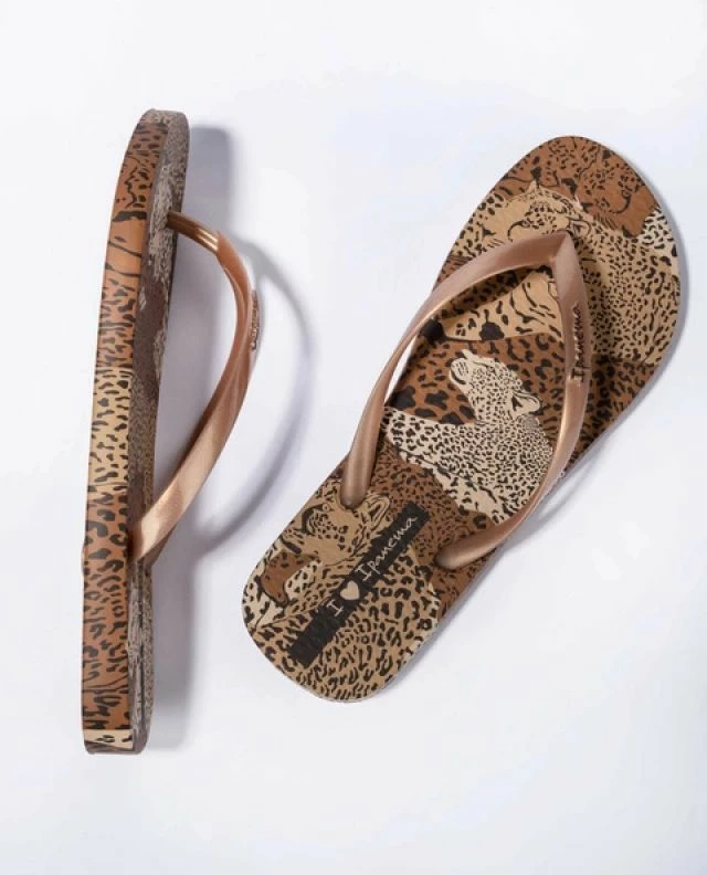 Papuče Ipanema, ženske, rjava