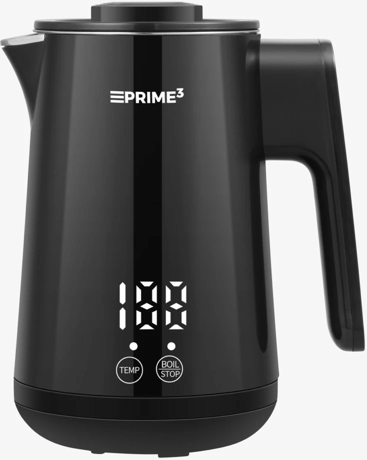 Električni ibrik PRIME3 SEK31, 0,8 L, 800 W, črn
