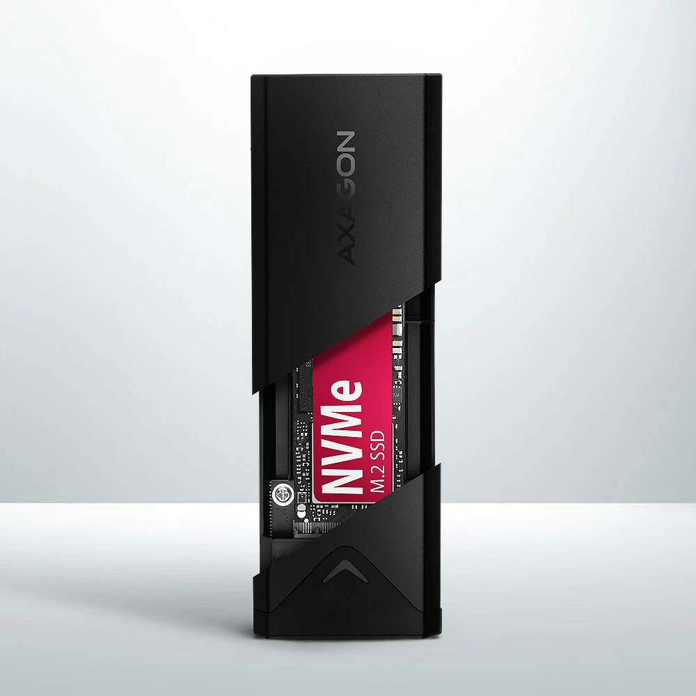 Zunanja ohišje za M.2 NVMe SSD AXAGON EEM2-UB2, USB-C 3.2 Gen 2, črno Zunanja ohišje za M.2 NVMe SSD AXAGON EEM2-UB2, USB-C 3.2 Gen 2, črno