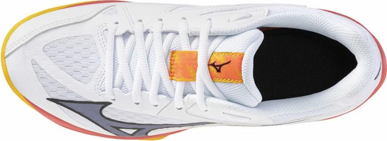 Atletske copate za odbojko za otroke Mizuno, bele