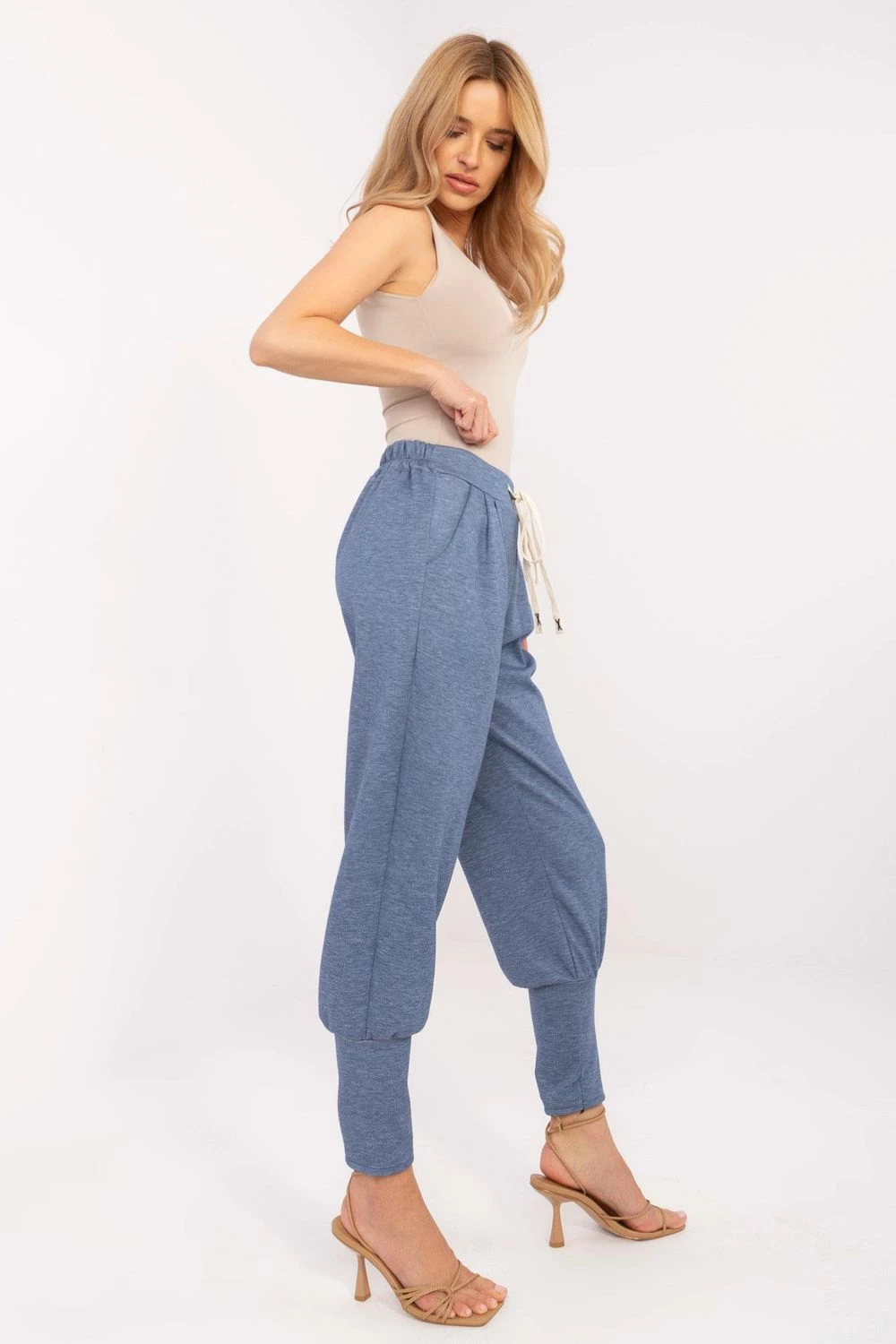 Športne hlače za ženske Italy Moda 208159, modre