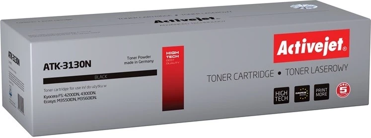 Toner, zamenjava za Kyocera TK-3130 Activejet ATK-3130N, črn