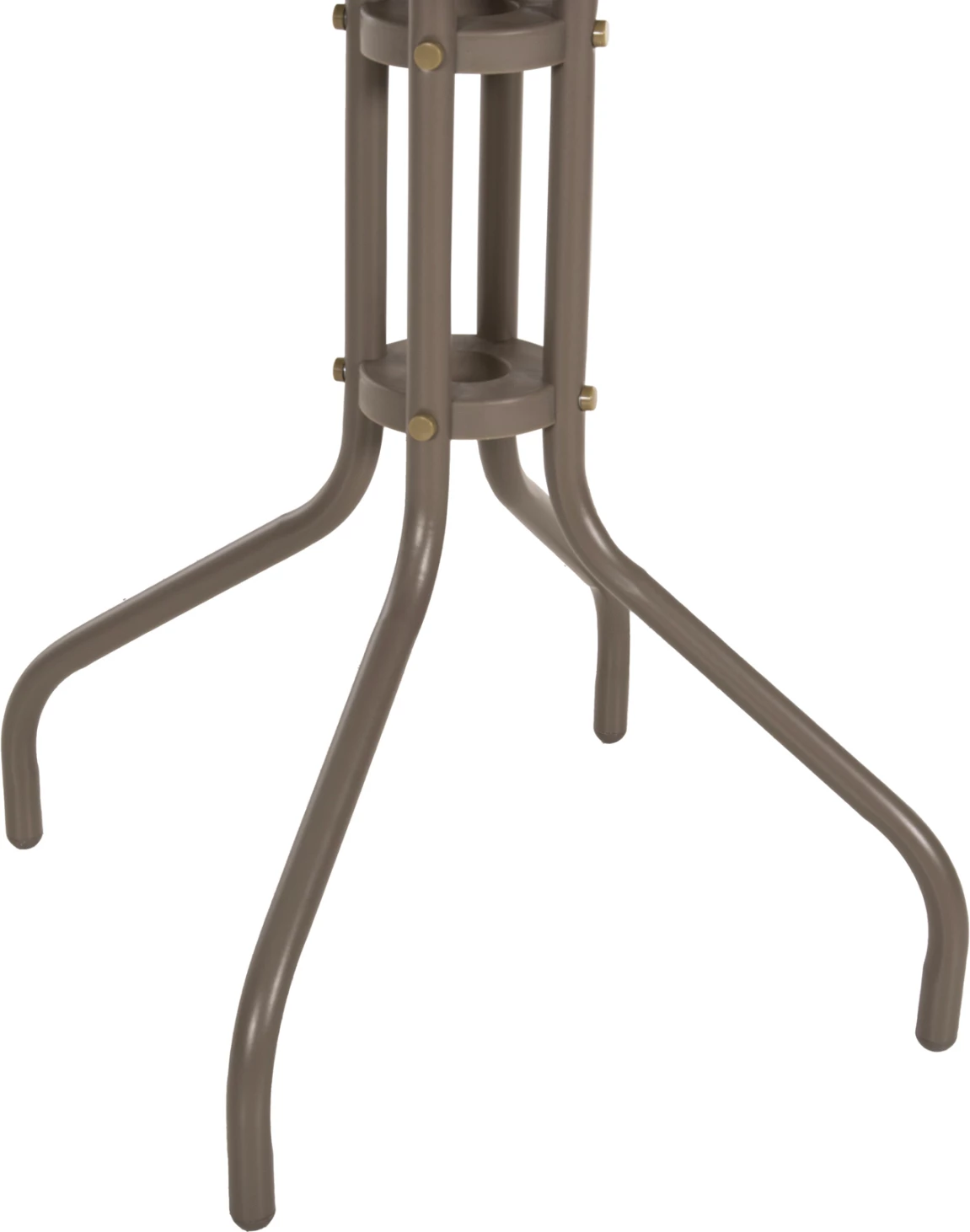 Zunanja okrogla miza LINO FH5973.04 kovinska v barvi šampanjca Φ60x70Hcm