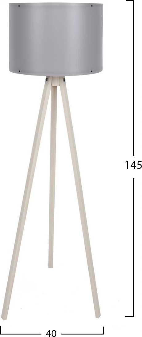 Talna svetilka v ecru in sivi barvi FH7272.16 Φ38x145cm